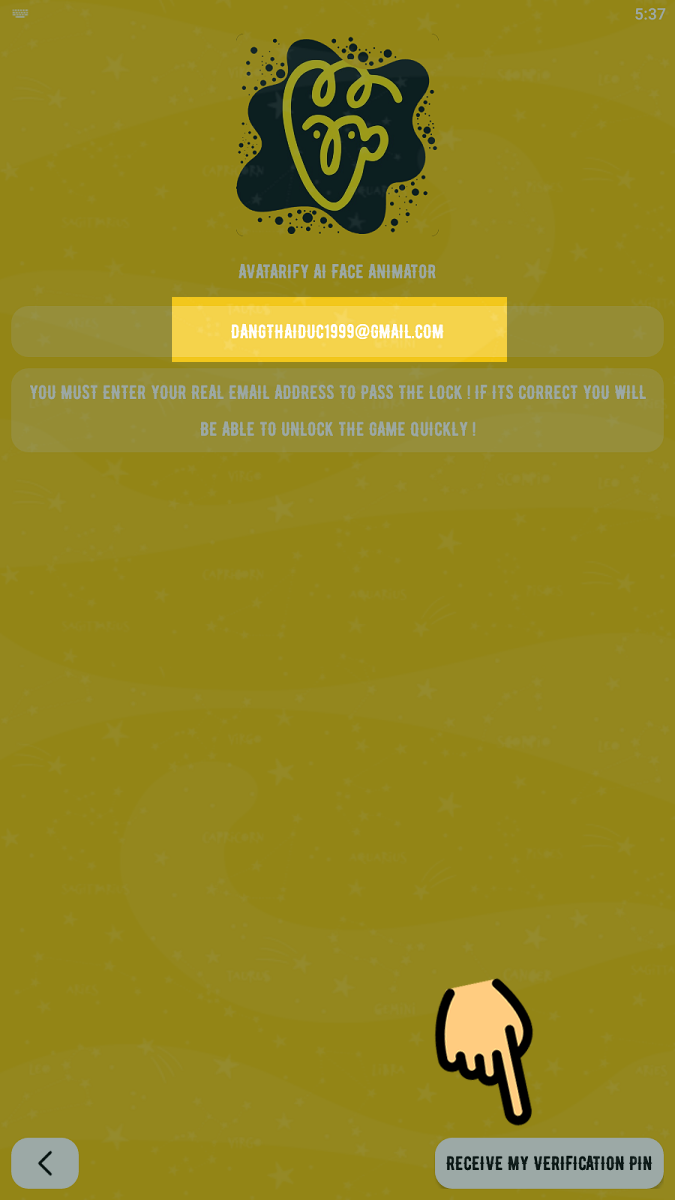 điền email để nhận m&atilde; code