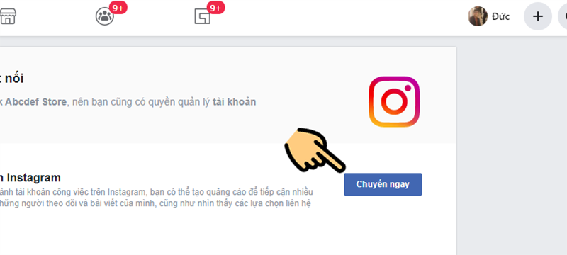 Kết nối Instagram