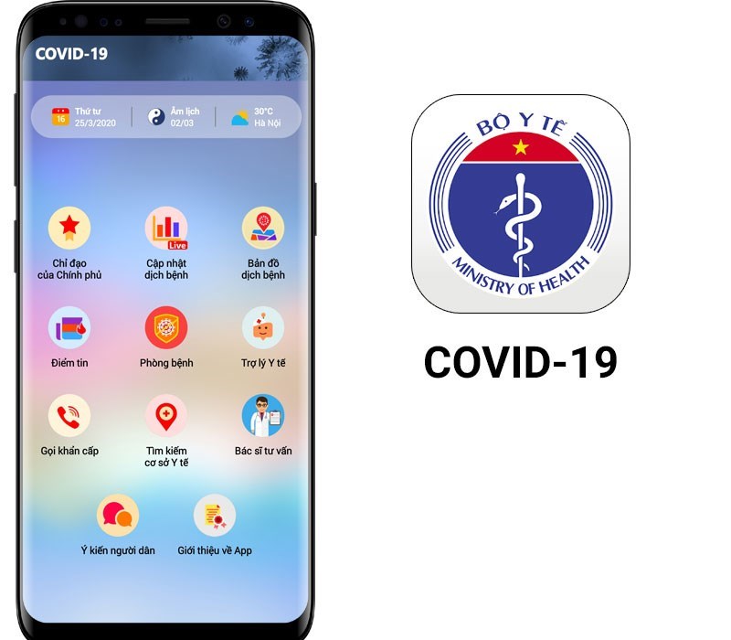  Ứng dụng COVID-19