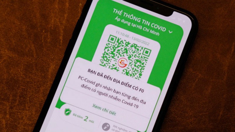 C&aacute;ch bật cảnh b&aacute;o nếu tiếp x&uacute;c F0 tr&ecirc;n app PC-Covid