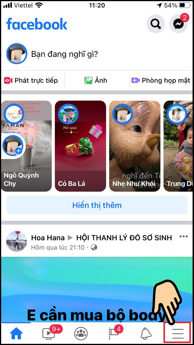 Chọn dấu 3 gạch
