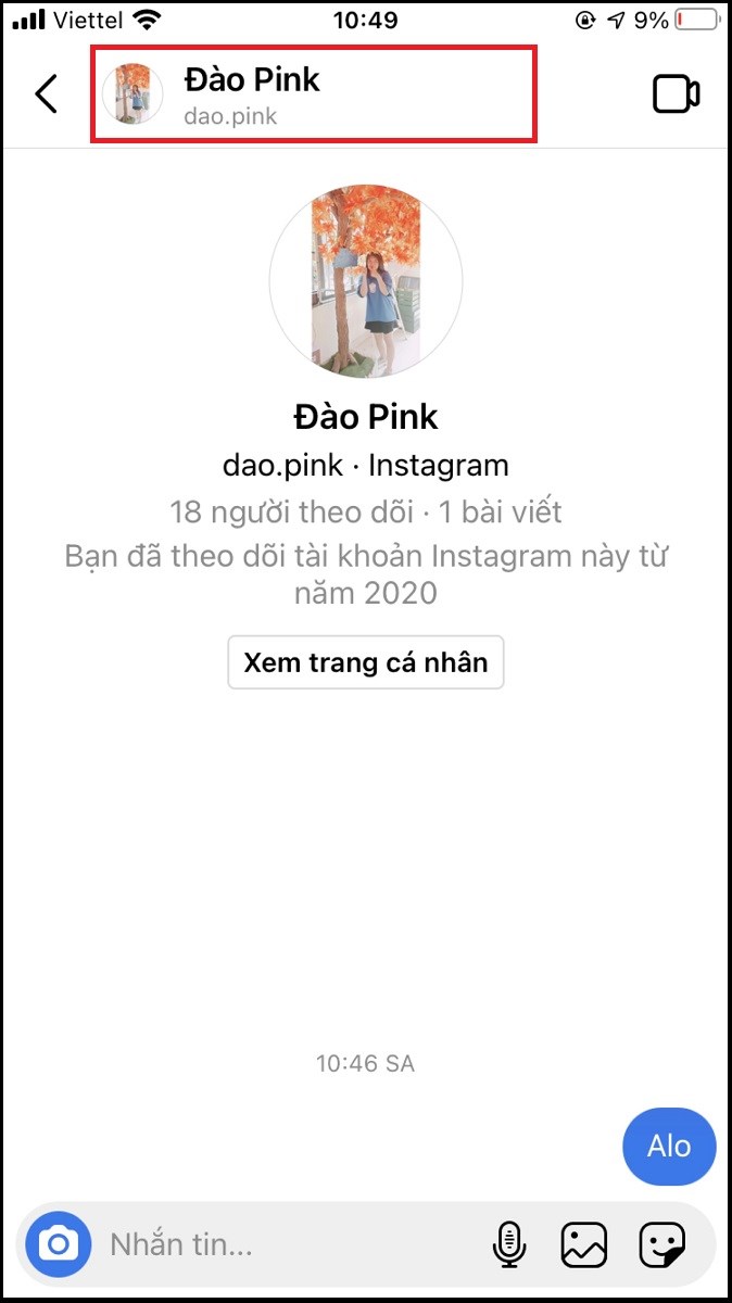 Bấm v&agrave;o h&igrave;nh đạt diện v&agrave; t&ecirc;n để v&agrave;o chủ đề