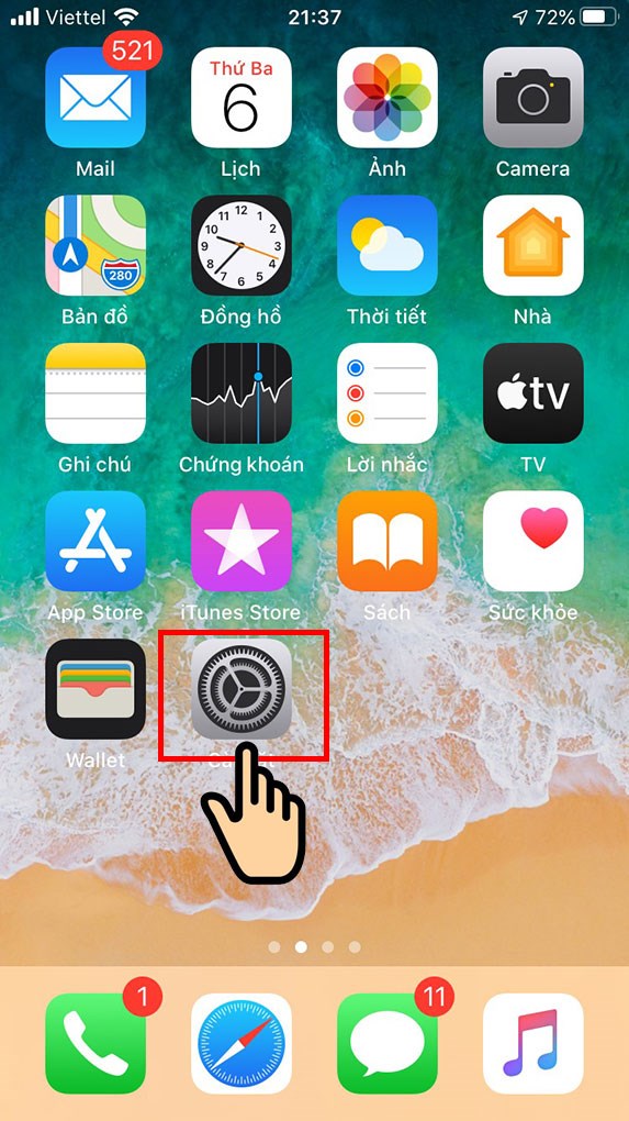 v&agrave;o c&agrave;i đặt