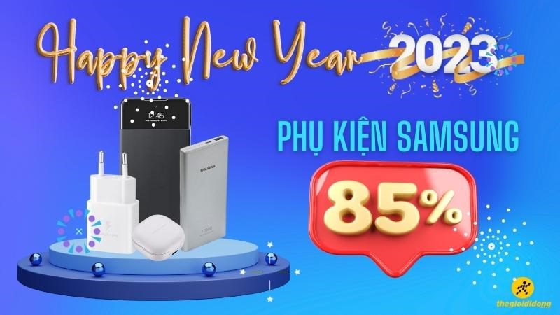 Tết Mèo Vàng 2023 - Phụ kiện Samsung chính hãng sale sập sàn đến 85%