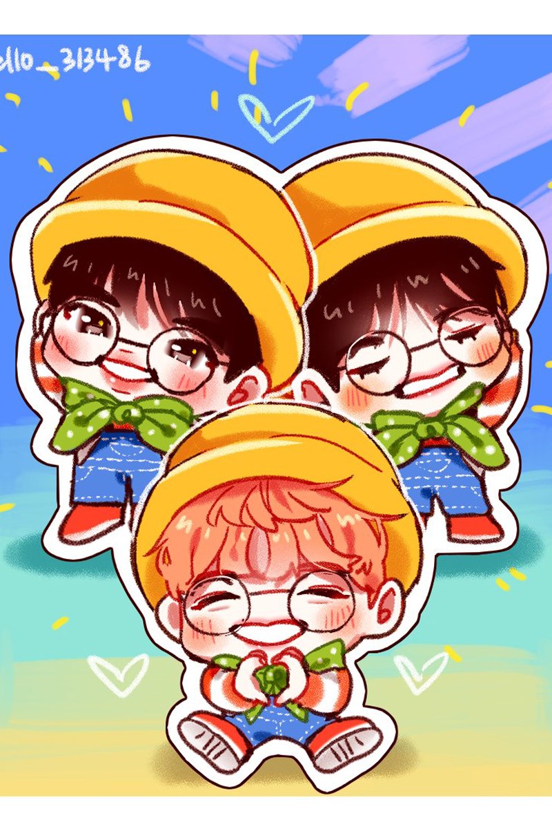 Chibi cả nhóm BTS - 4