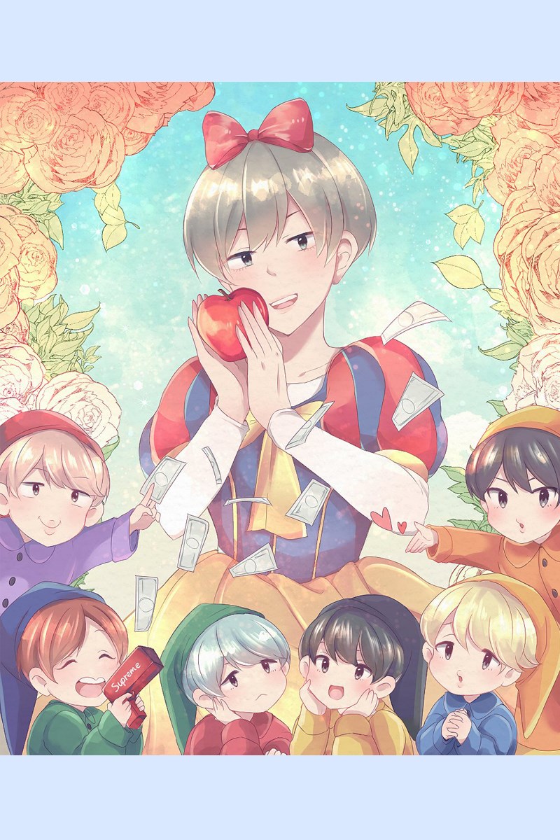 Chibi cả nhóm BTS - 8