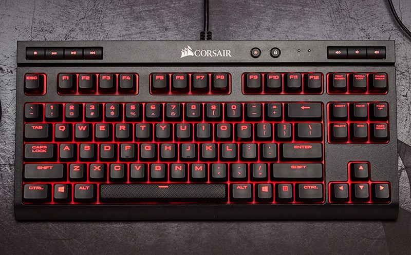 B&agrave;n ph&iacute;m cơ Corsair K63 Compact Mechanical (Đen)