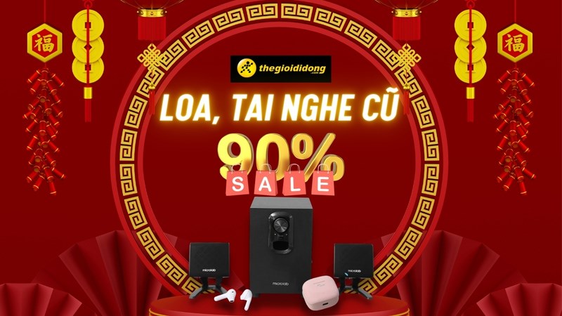 Xả kho đón Tết - Loa, tai nghe cũ sale tới bến đến 90%, giá chỉ từ 15k