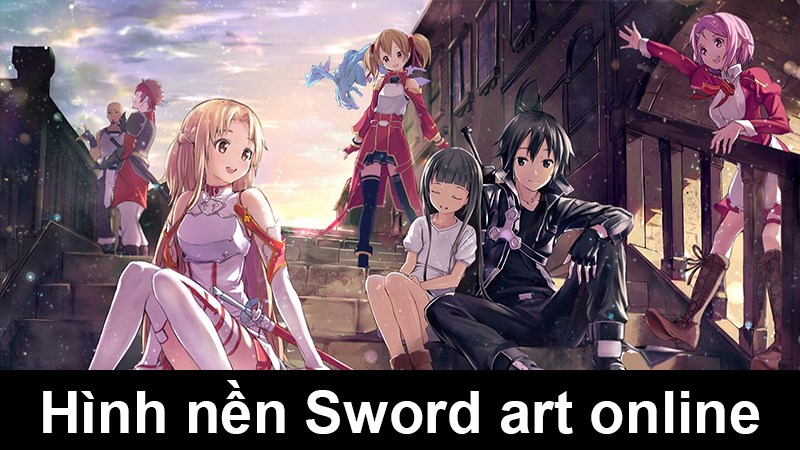 Sword Art Online Asuna và Kazuto HD tải xuống hình nền