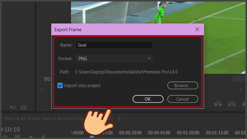 Sau khi t&ugrave;y chỉnh xong nhấn OK để xuất ảnh