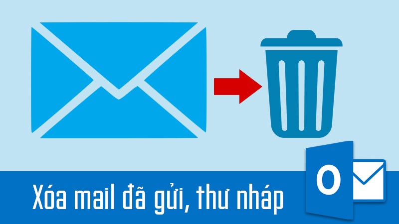 C&aacute;ch x&oacute;a email đ&atilde; gửi, thư nh&aacute;p tr&ecirc;n Outlook đơn giản, dễ thực hiện
