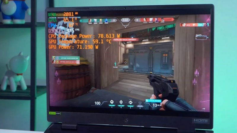 Chỉ số FPS rất cao 