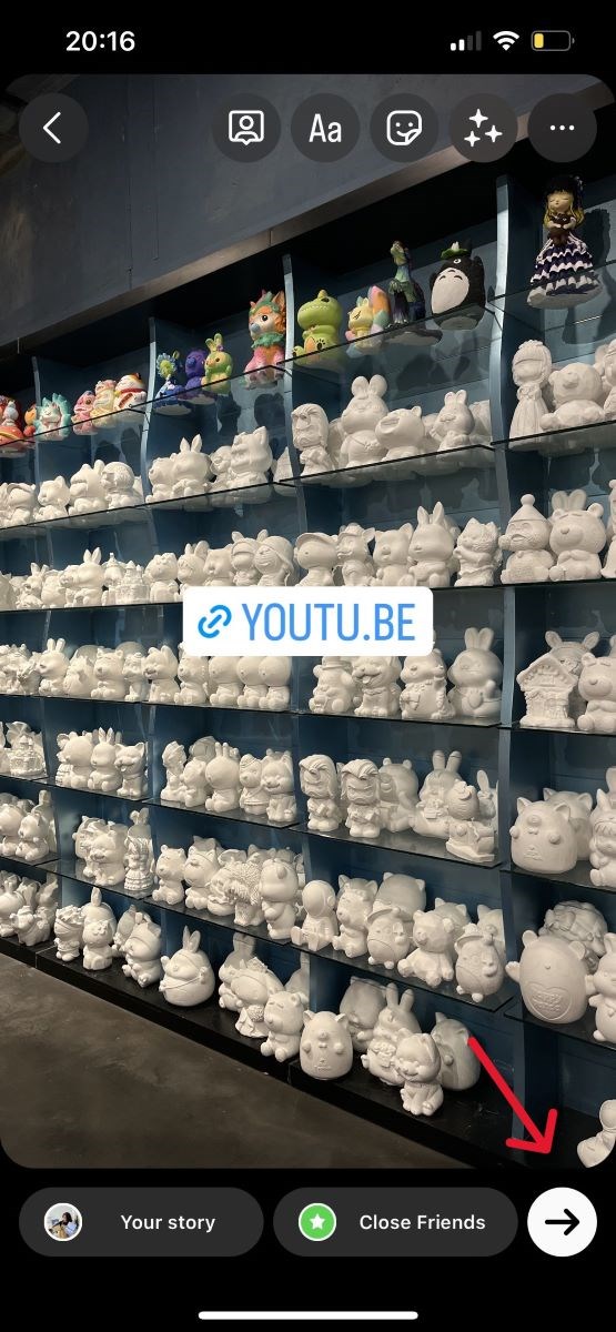 Chọn biểu tượng mũi t&ecirc;n để đăng tải