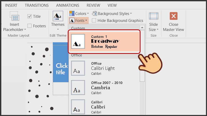 5 cách đổi font chữ trong PowerPoint 2010, 2013, 2016, 2019