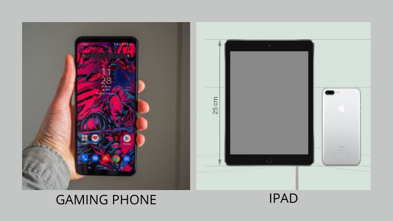 Gaming phone c&oacute; k&iacute;ch thước nhỏ hơn