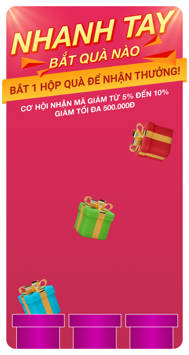 Click chọn v&agrave;o ống kh&oacute;i để nhận hộp qu&agrave; chứa m&atilde; giảm gi&aacute;