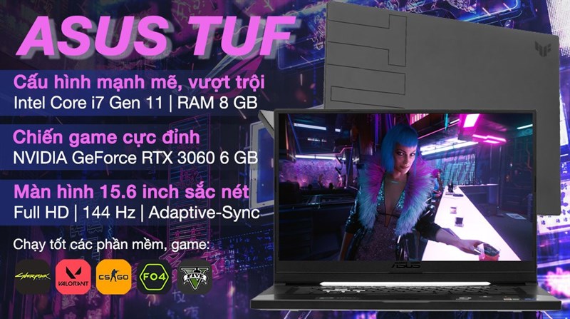 Laptop Asus TUF Gaming FX516PM i7