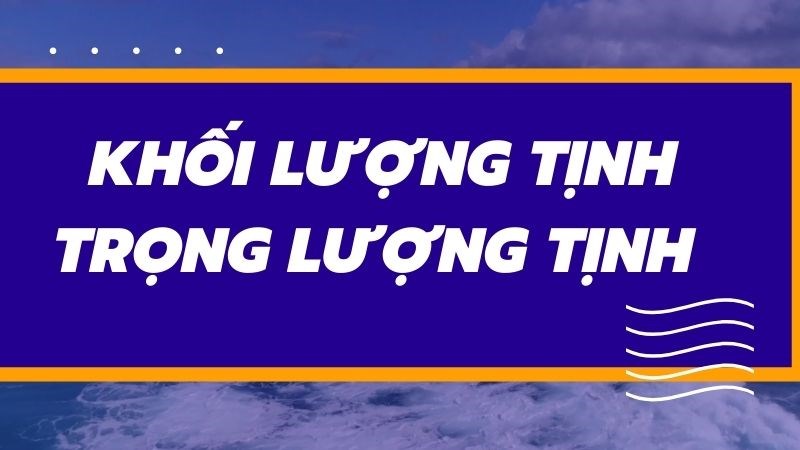 khối lượng tịnh