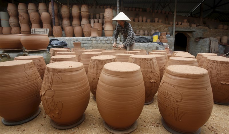 Những sản phẩm gốm Phù Lãng mang một nét đặc sắc rất riêng