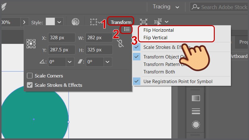 6 cách xoay, lật hình trong Adobe Illustrator | Rotate & Reflect AI 6 Cách Xoay, Lật Hình Trong Adobe Illustrator | Rotate & Reflect Ai