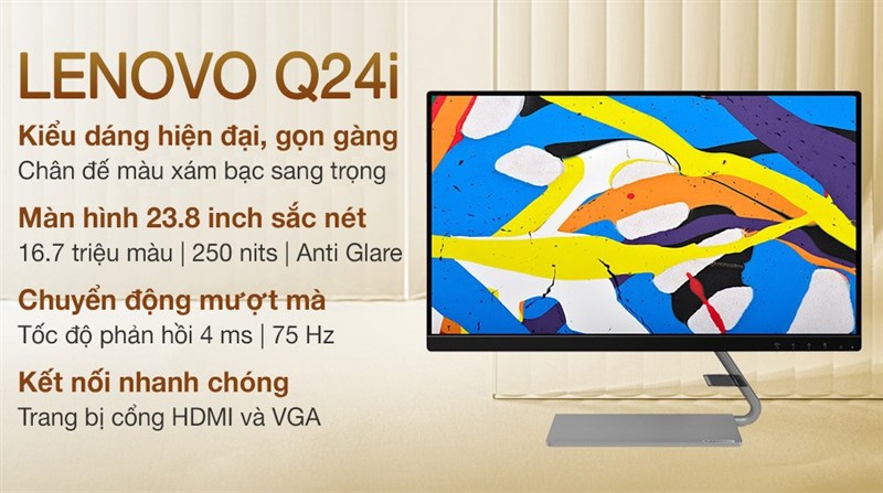 Lenovo LCD Q24i 1L 23.8 inch Full HD