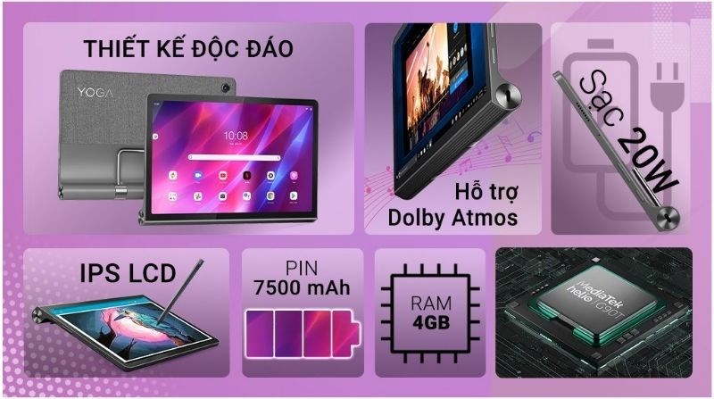 Máy tính bảng Lenovo Yoga Tab 11 Máy tính bảng Lenovo Yoga Tab 11