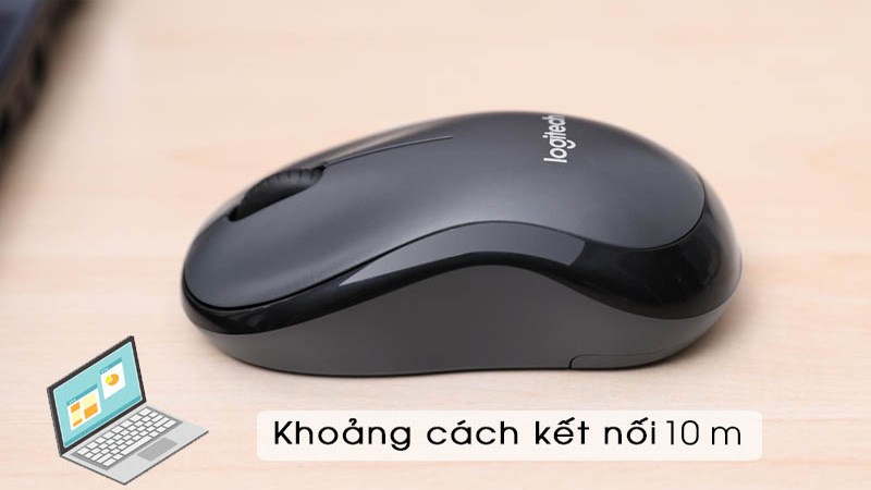 Chuột kh&ocirc;ng d&acirc;y Logitech Silent M220 (300.000 VND)