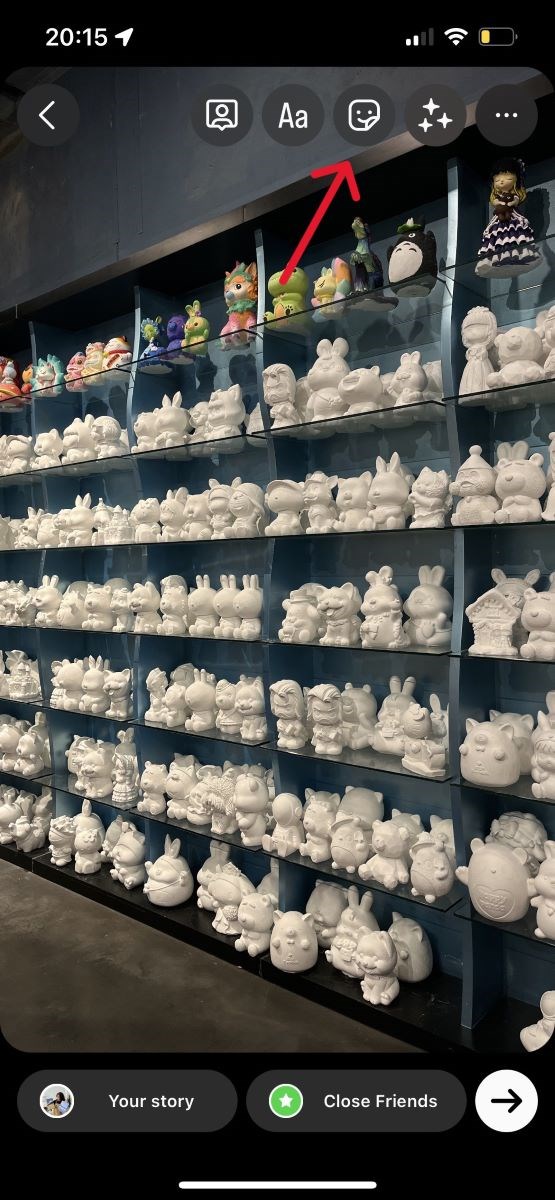 Chọn biểu tượng mặt cười