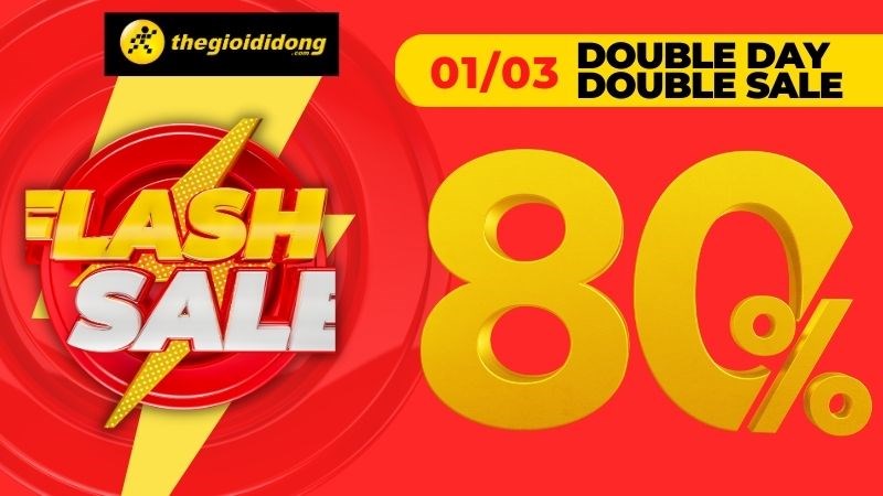 01/03 Double Price Double Sale - Điện thoại, phụ kiện, đồng hồ giảm lớn đến 80%