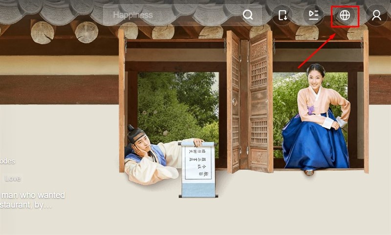 Chọn biểu tượng quả địa cầu Chọn biểu tượng quả địa cầu