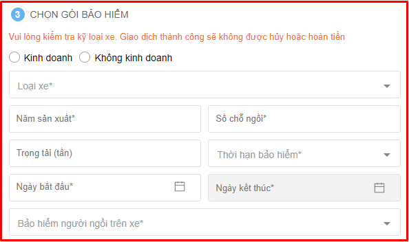 Chọn g&oacute;i bảo hiểm