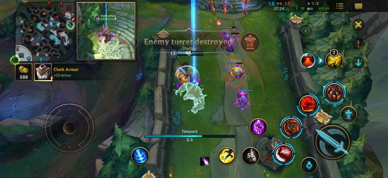 Qu&aacute; tr&igrave;nh dịch chuyển Tốc Chiến