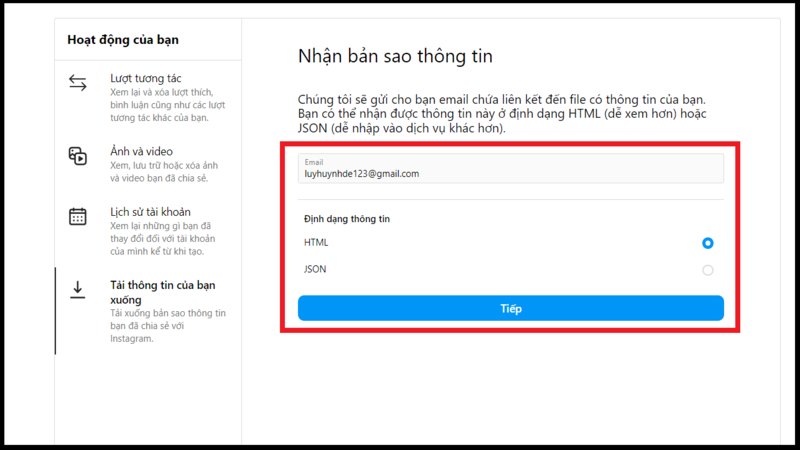 Nhập Email v&agrave; định dạng