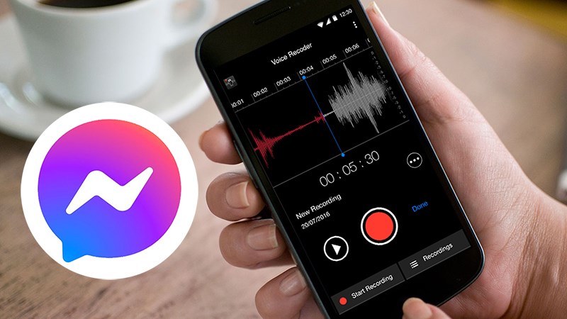 Cách gửi file ghi âm qua Messenger trên điện thoại Android, iPhone