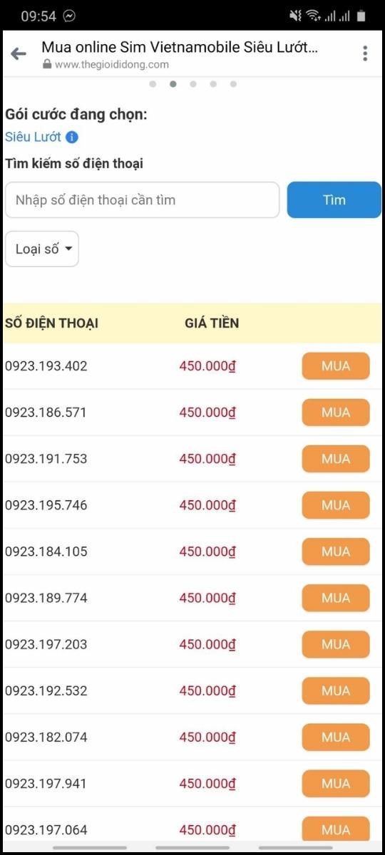 Chọn số điện thoại theo nhu cầu