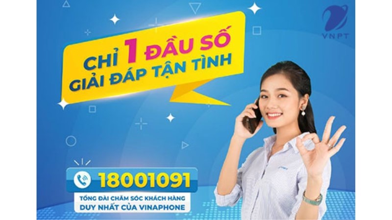Gọi đến tổng đ&agrave;i Vinaphone