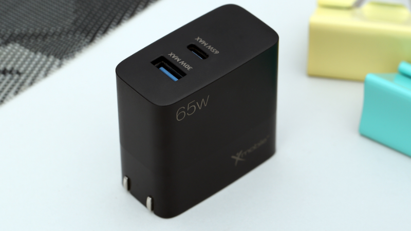 Adapter Sạc 2 cổng USB Type C PD QC 3.0 GaN 65W Xmobile MFR65