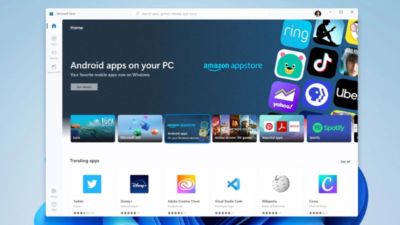 Hỗ trợ cài đặt nhiều ứng dụng Android trên PC