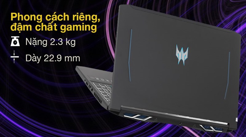 Thiết kế Acer Predator Helios mang đậm chất gaming
