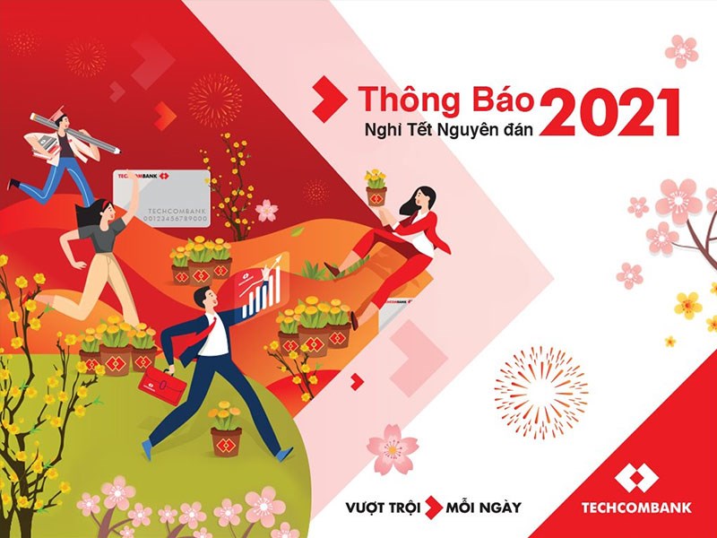 Lịch nghỉ tết Techcombank
