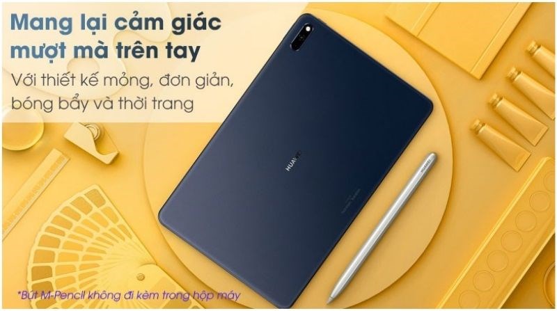 Thiết kế mượt mà kết hợp bút M Pencil Thiết kế mượt mà kết hợp bút M Pencil