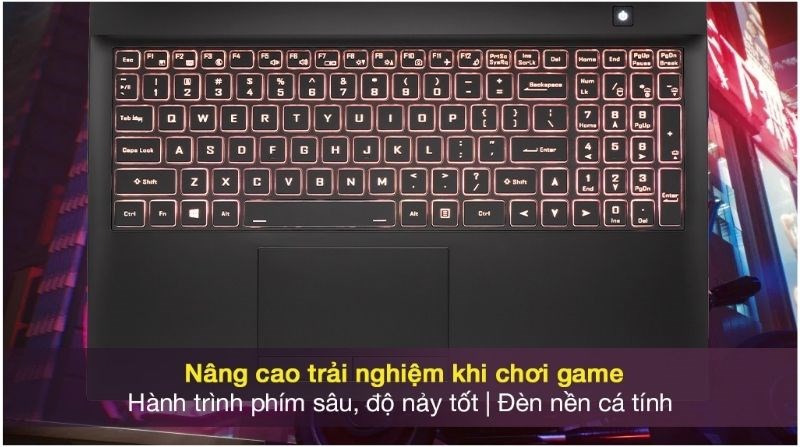 B&agrave;n ph&iacute;m tinh tế gi&uacute;p game thủ dễ d&agrave;ng thao t&aacute;c