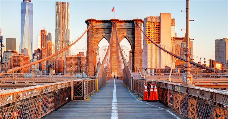 Khung cảnh cầu Brooklyn New York