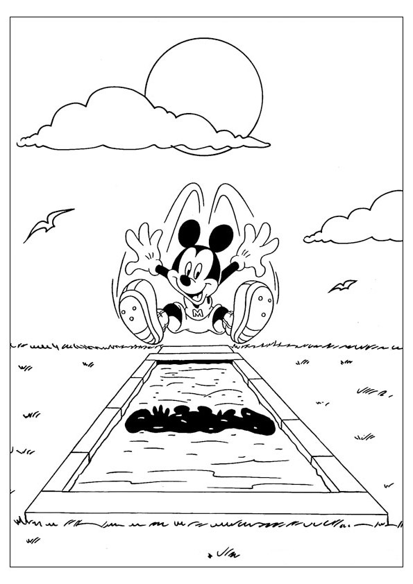 Tranh tô màu chuột Mickey đẹp - 11