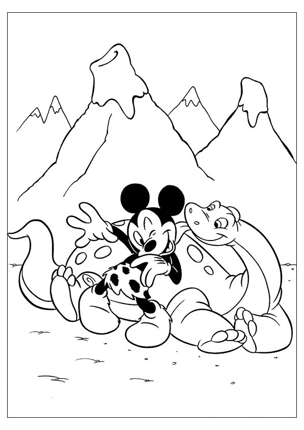 Tranh tô màu chuột Mickey đẹp - 13