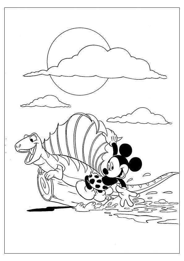 Tranh tô màu chuột Mickey đẹp - 14