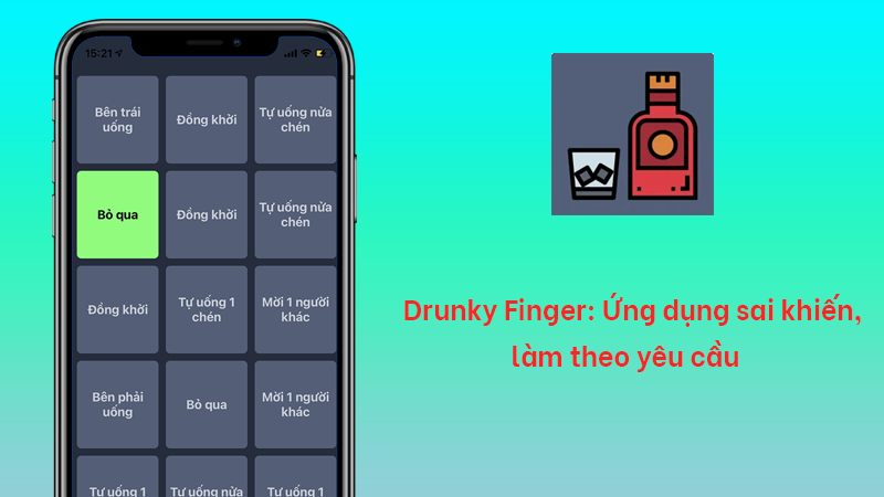 Ứng dụng Drunky Finger