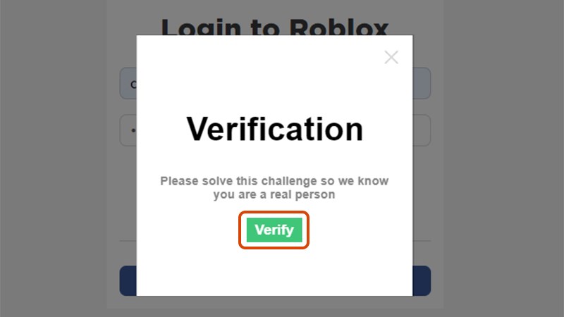 Chọn Verify