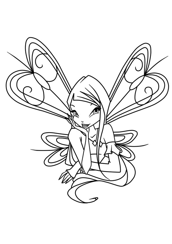 Tranh tô màu công chúa phép thuật Winx - 5