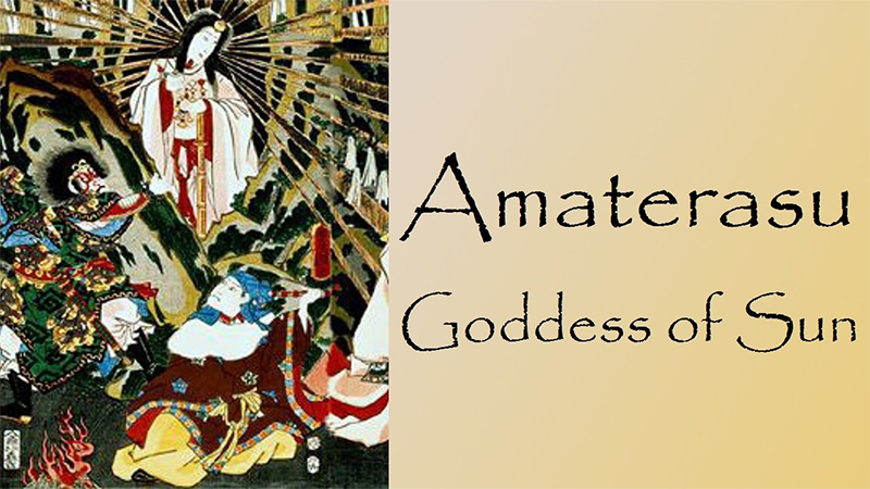 Amaterasu trong tiếng Nhật là thần Mặt Trời
